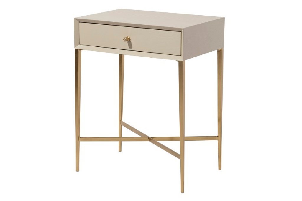 And So To Bed Cavalli Side Table in Ceramic Grey