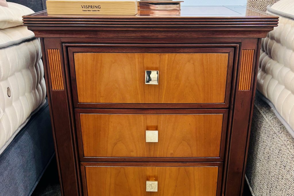 Palais 3 Drawer Bedside - Ex Display