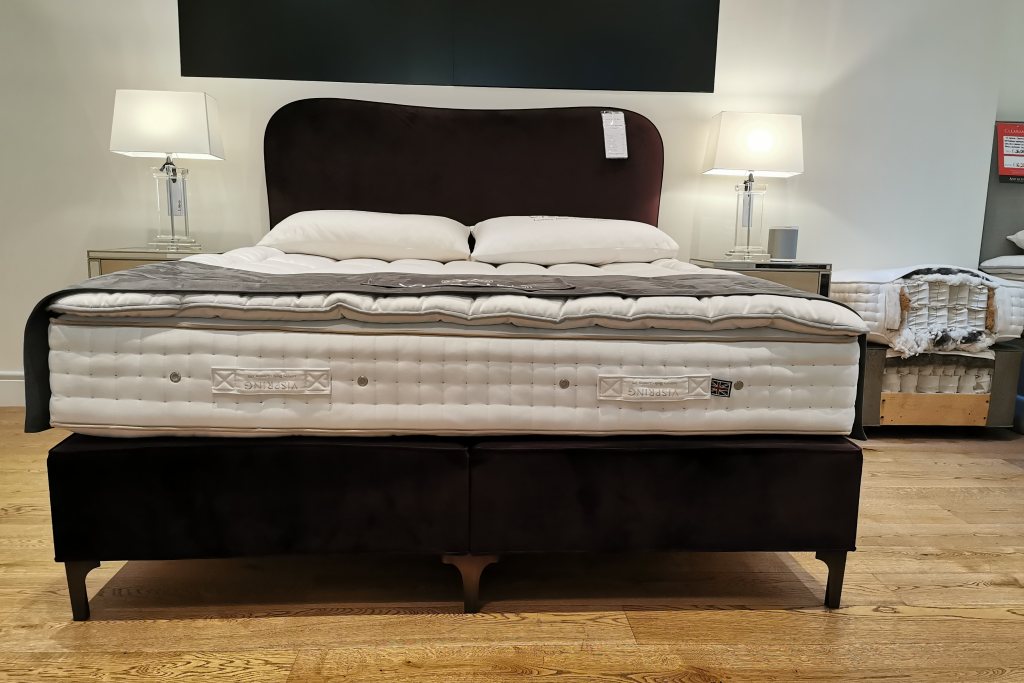 Vispring Vispring Tiara Superb Superking with Headboard & Topper- Ex-Display