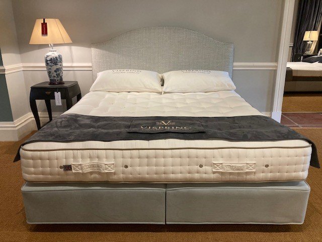 Vispring Vispring Tiara Superb Superking with Clabon Headboard- Ex-Display