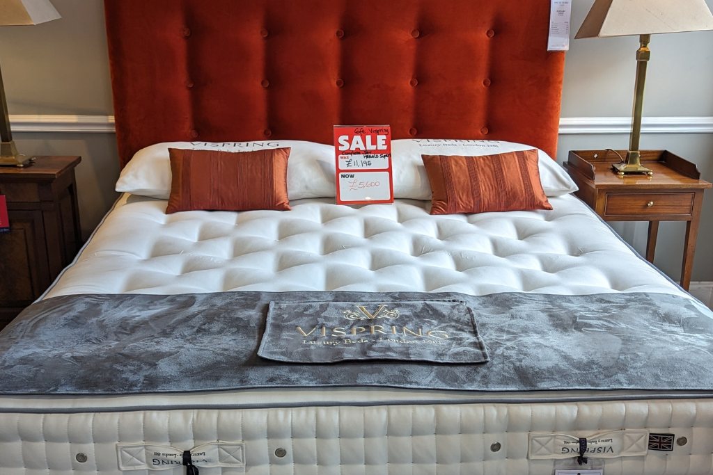 Vispring Vispring Herald Superb Superking Divan set with Achilles HB - EX DISPLAY