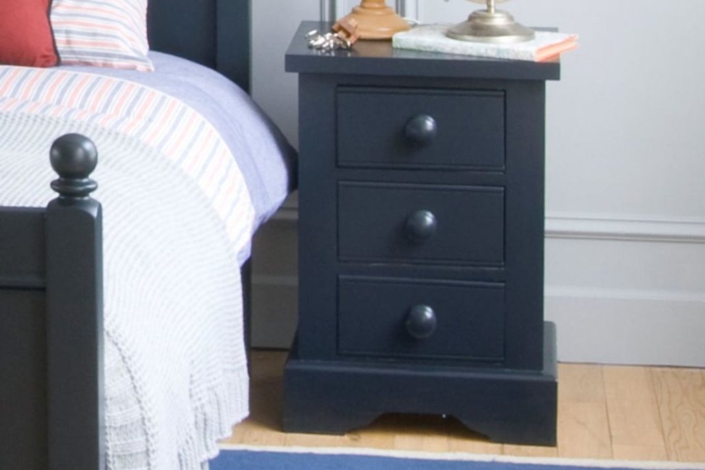 Fargo Bedside Chest With 3 Drawers Painswick Blue