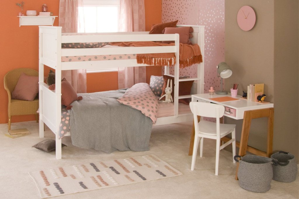 And So To Bed Classic Children's Beech Bunk Bed