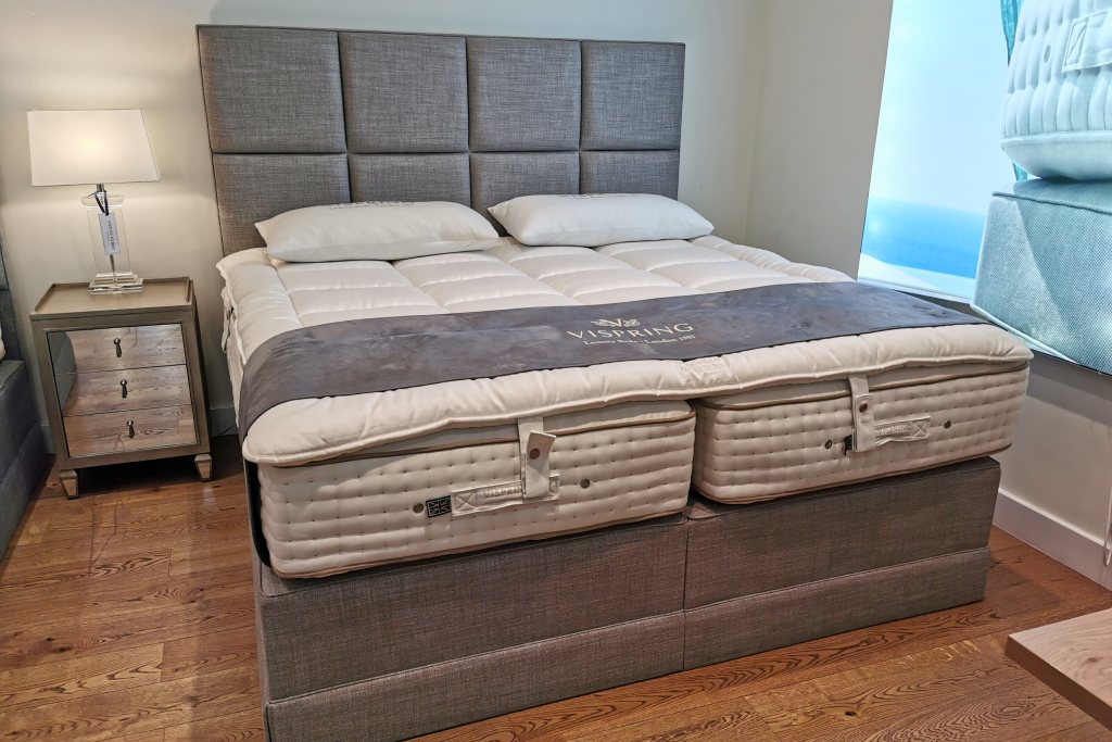 Vispring Emperor Magnificence Mattress Z&L Viceroy Divan set with Atlas