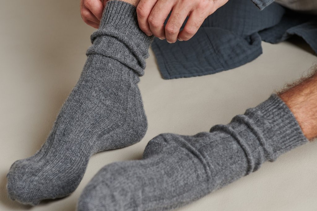 Bedfolk Bedfolk Men's Cashmere Socks