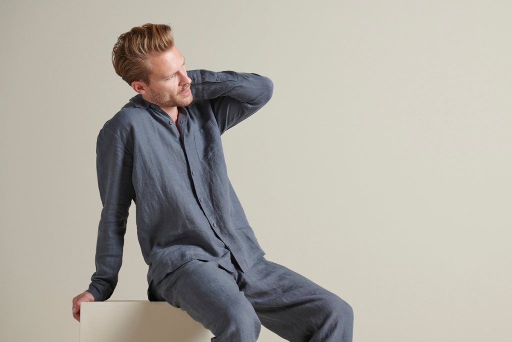 Linen loungewear mens best sale