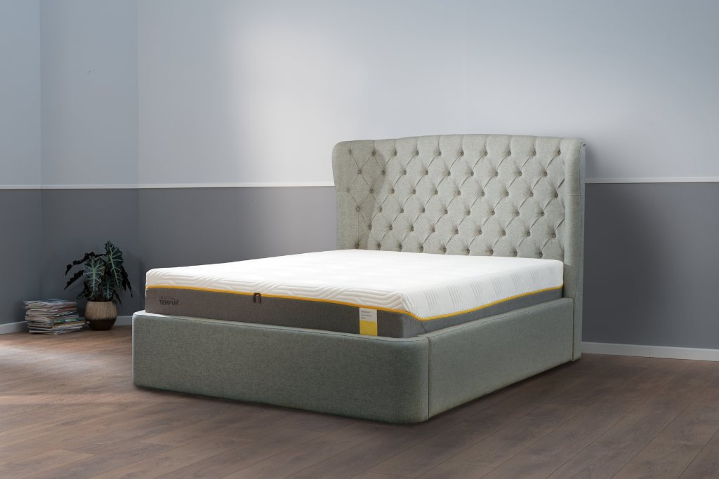 Tempur Holcot Ottoman Bed - Mercury