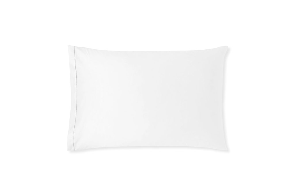 Amalia Dalia Standard King Pillowcase White Silver