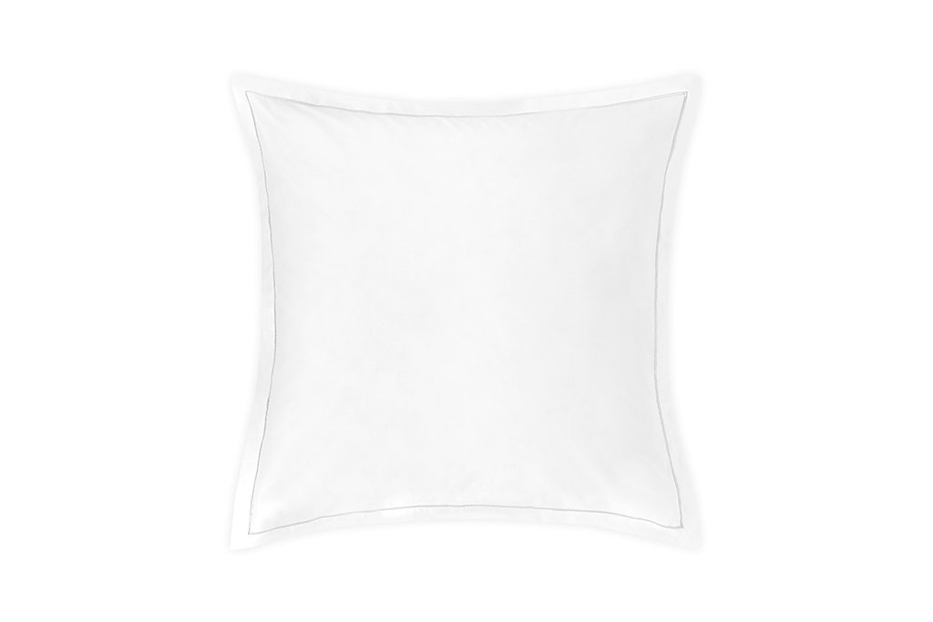 Amalia Dalia Square Pillowcase - White Silver