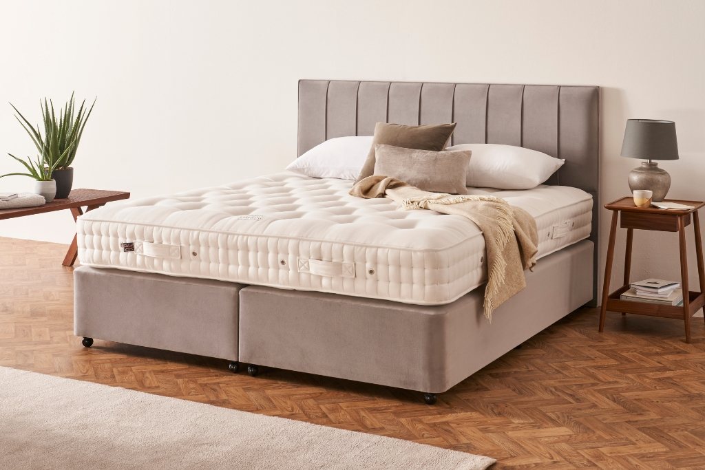 Vispring Elite Mattress & Plymouth Divan with Hera Headboard
