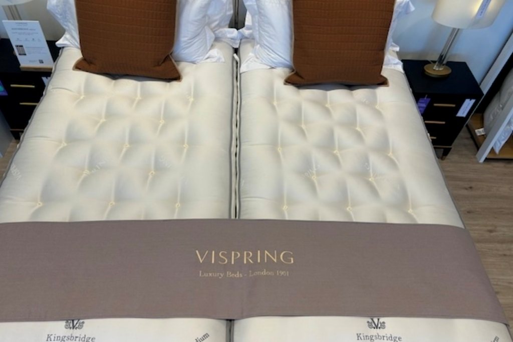 Vispring Kingsbridge Mattresses And Bed Base - Large Emperor - Ex Display.