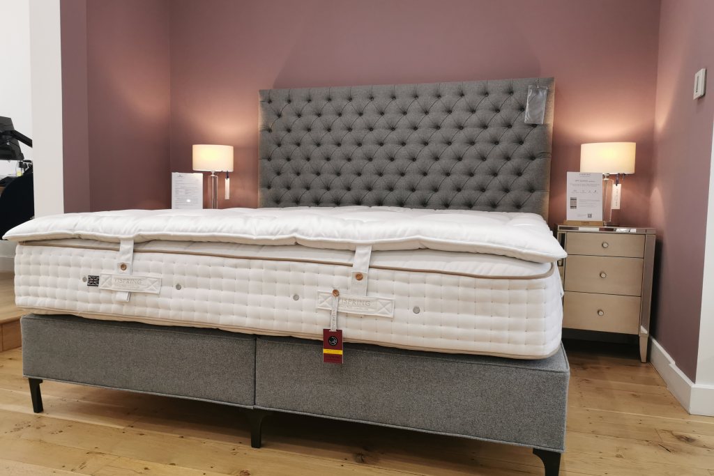 Vispring Opulence Divan Set + Topper -  Emperor Size - Ex Display.