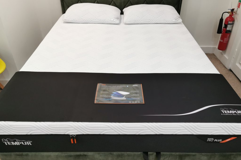 Tempur Pro Plus Mattress + Tempur Pillows - King Size - Ex Display.