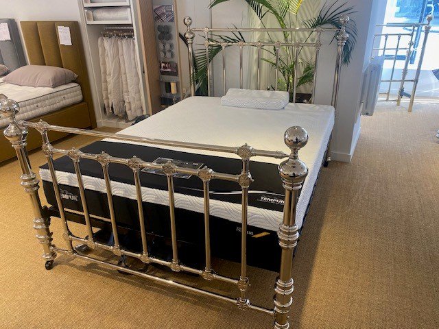 Coriander Nickel Bedstead - King Size - Ex Display.