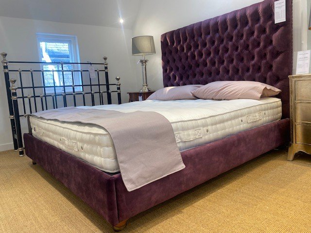 Emilia Grand Bedstead & Platform Base - Superking Size - Ex Display.