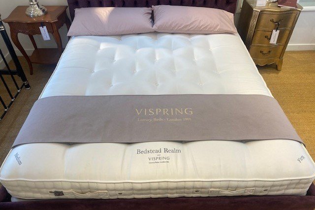 Vispring Bedstead Realm Mattress - Superking Size - Ex Display.