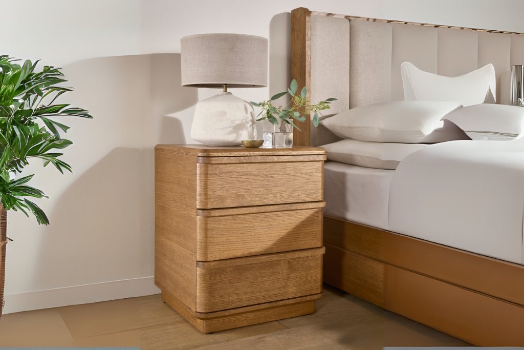 Columbus 3 Drawer Bedside Unit
