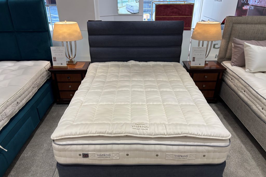 Vispring Vispring Herald Superb with Shallow Divan, Triton H/B and Topper - EX DISPLAY.