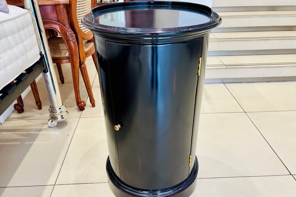 Eclectic Drum Bedside Cabinet R/H - Ex Display