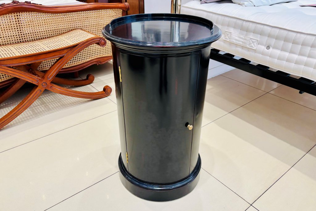 Eclectic Drum Bedside Cabinet L/H - Ex Display