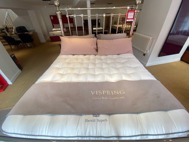 Vispring Herald Superb Mattress Only - Superking Size - Ex Display.