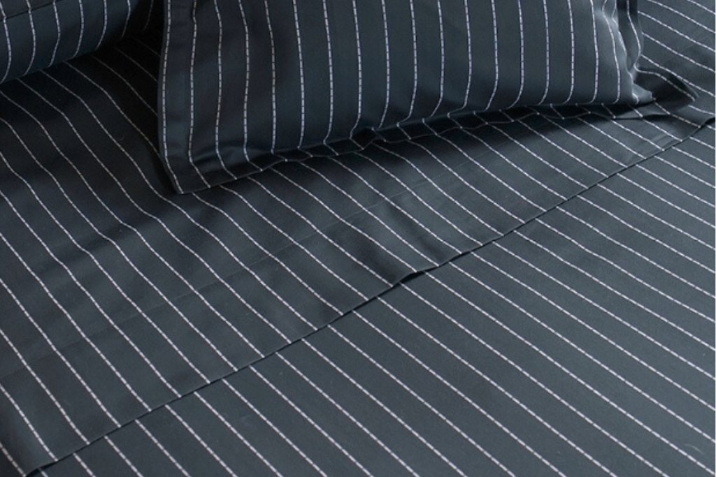 St Leger Flat Sheet - Ebony