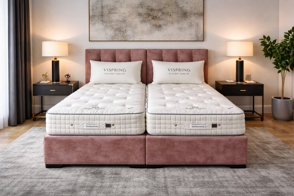 Vispring Regal Superb Divan Set - Superking Size - Ex-Display.