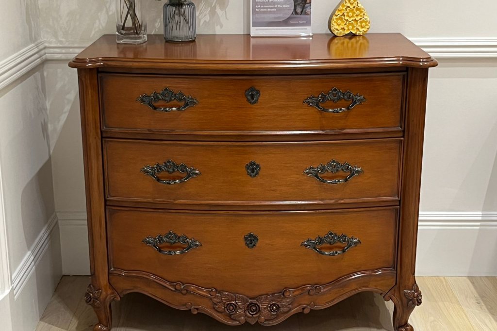 And So To Bed Louis XV Small Chest - Ex Display