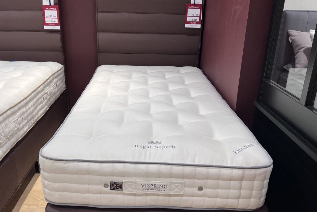 Vispring Regal Mattress & Divan Set – Wide/Long Single - Ex-display