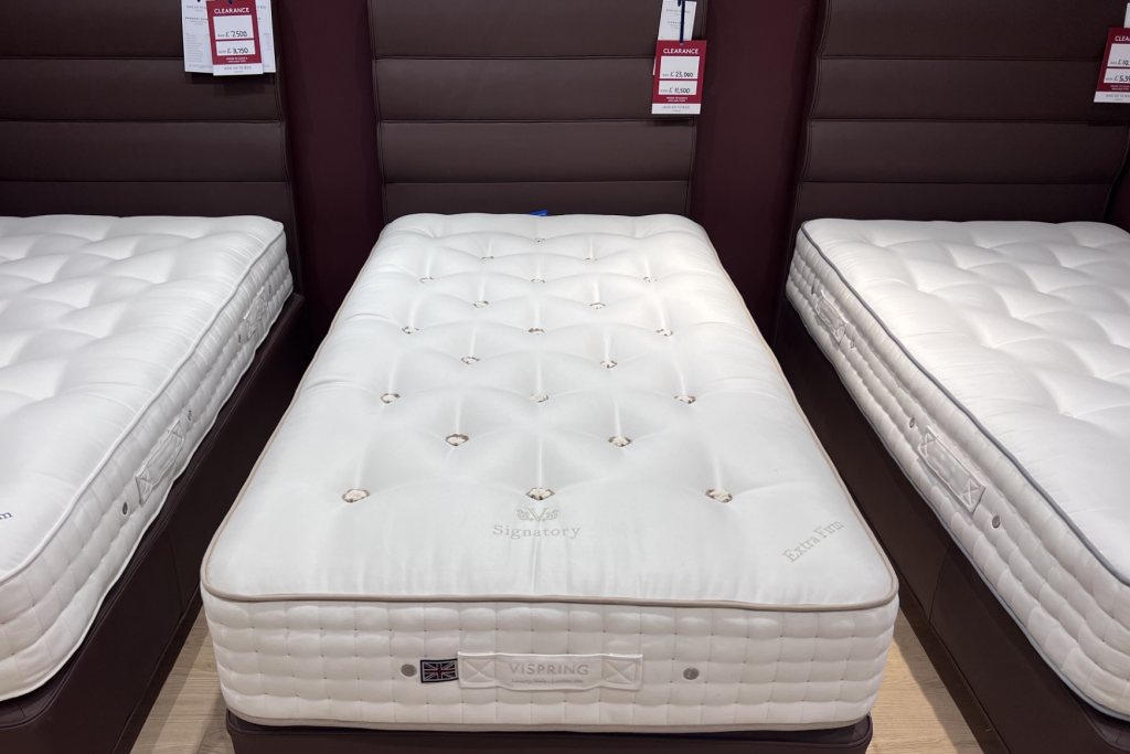 Vispring Signatory Divan Set - Wide/Long Single - Ex-Display