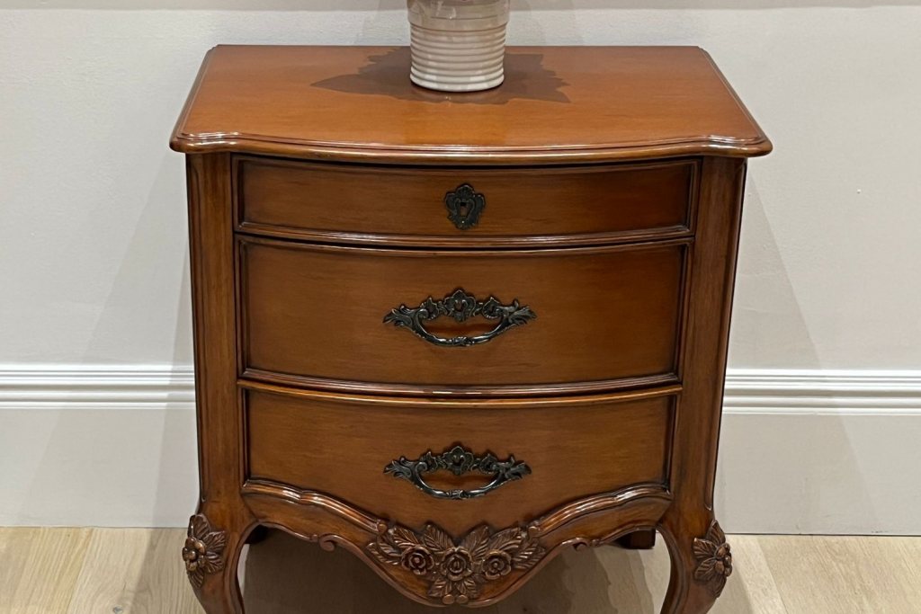 Louis XV Bedside Chest - Ex Display