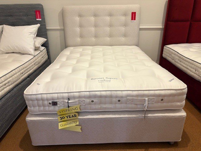 Vispring Baronet Superb Draw Divan Set King Size - Ex Display