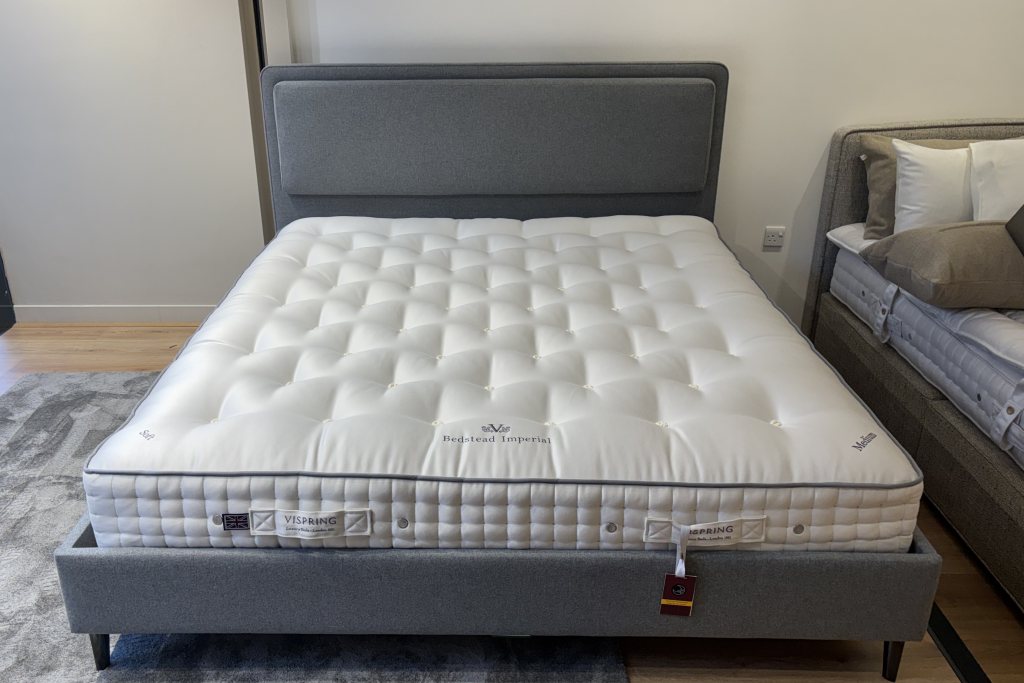 Vispring Charlotte Bedstead & Imperial Mattress - Super King Size - Ex Display.
