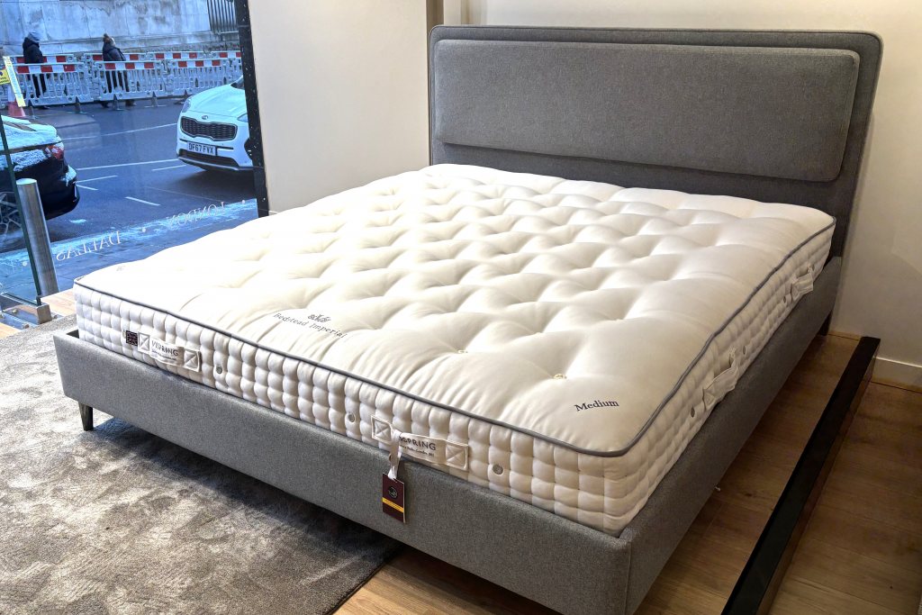 Vispring Charlotte Bedstead & Imperial Mattress - Super King Size - Ex Display.