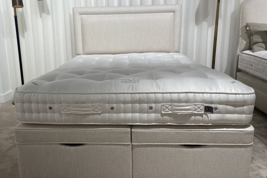 Vispring Baronet Superb Mattress & Europa Ottoman Set - King Size - Ex Display