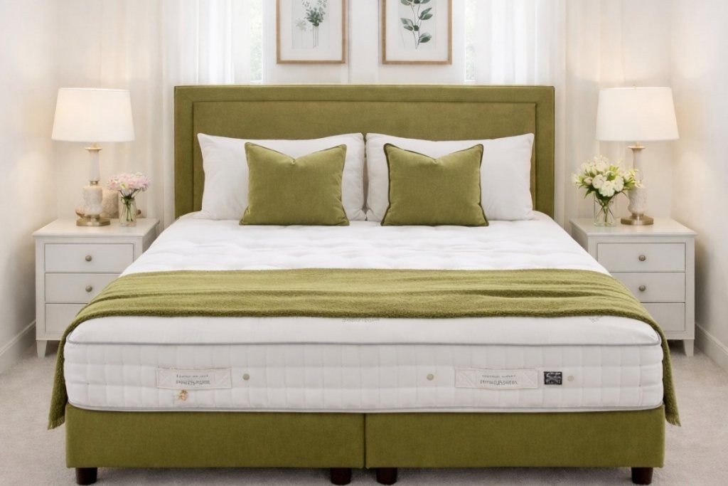 Vispring Dartington Mattress & De Luxe Divan Set - Super King Size - Ex Display.