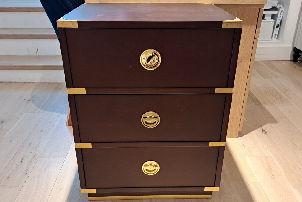 Greenwich 3 Drawer BSU Cherry/Brass - Ex Display