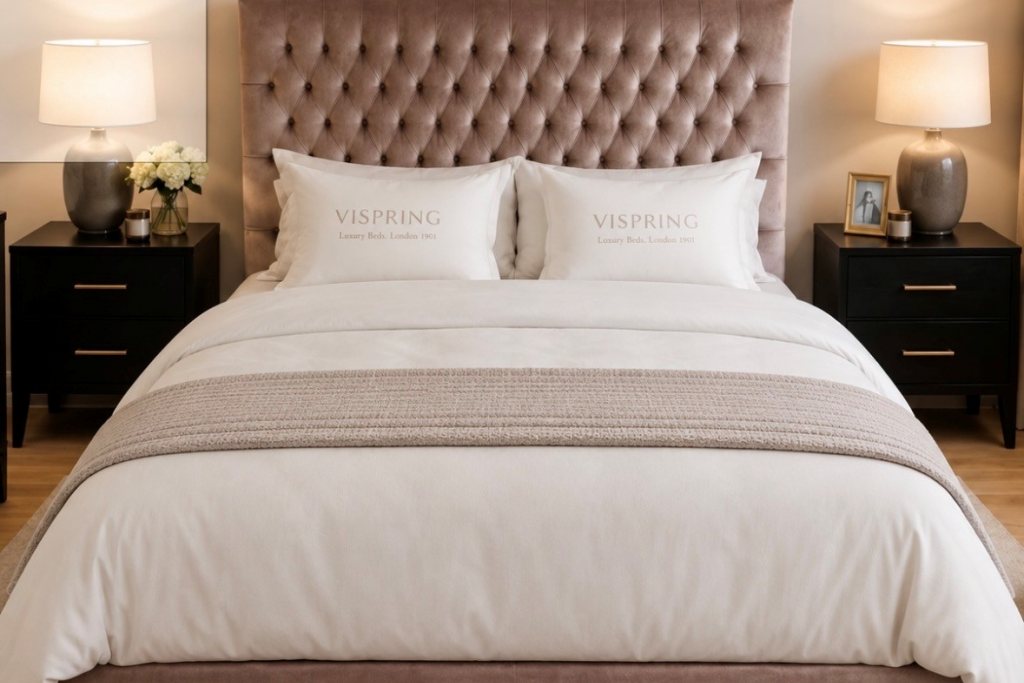 And So To Bed Ex-Display - Emilia Grand Bedstead - Superking Size
