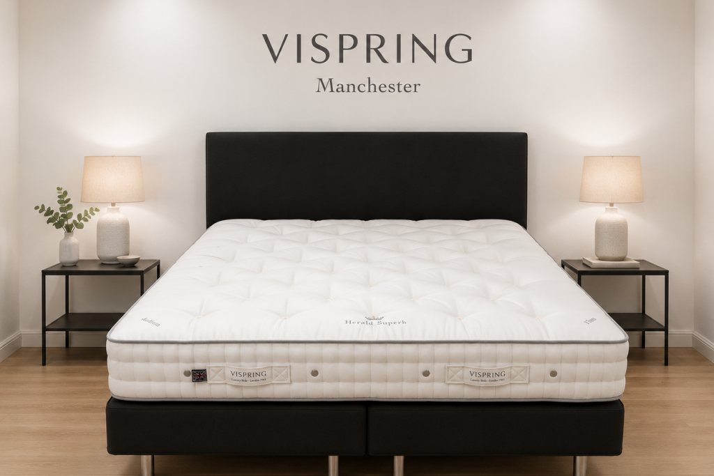 Vispring Herald Superb Divan Set - King Size - Ex Display. COPY