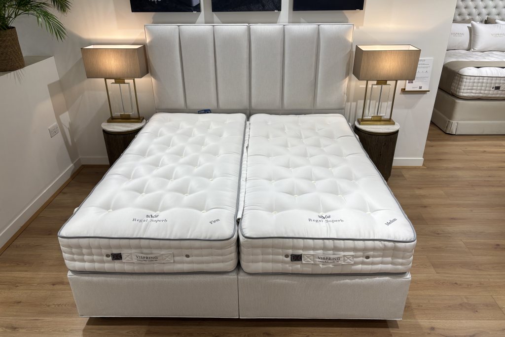 Vispring Regal Superb Divan Set - Superking Size - Ex Display.