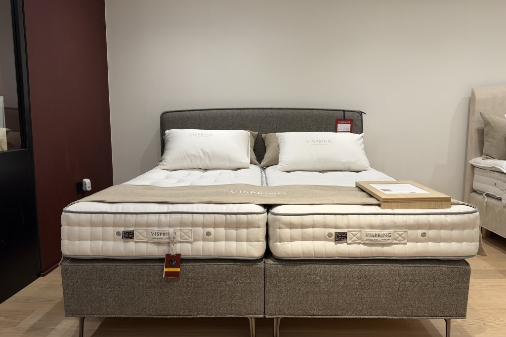 Ex-Display - Vispring Herald Superb Divan Set - Superking Size