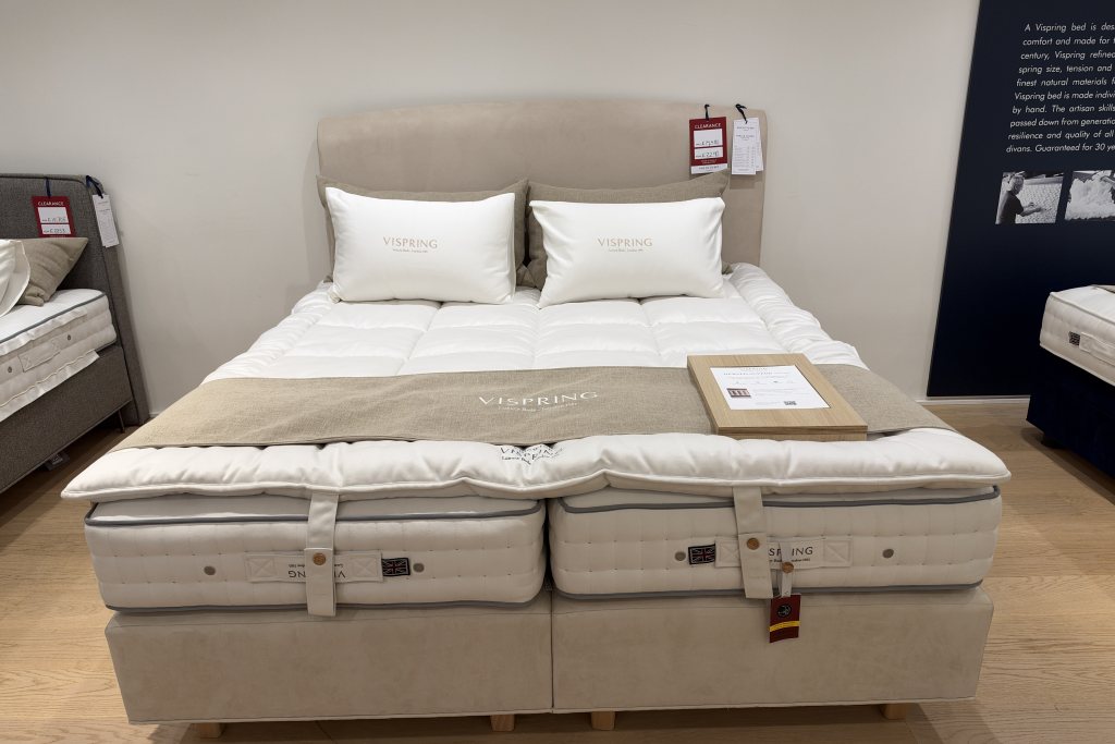 Vispring Ex-Display - Vispring Herald Superb Divan Set - Superking Size