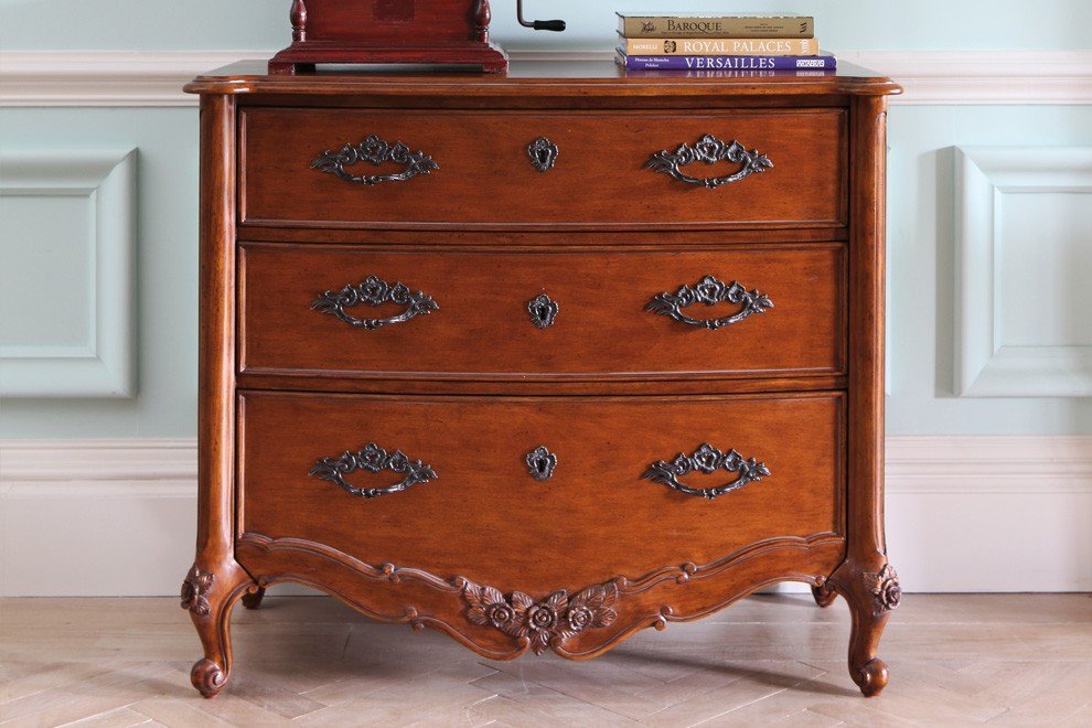 Louis Xv Chest Of Drawers Small 3 Drawer