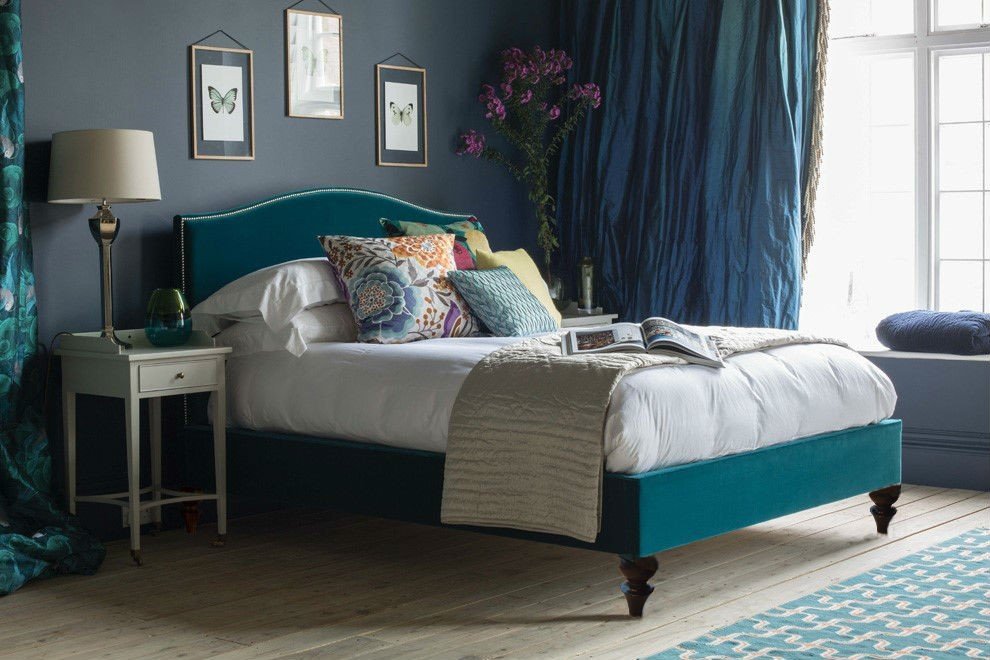 Richmond Bed With Contemporary Upholstery And So To Bed