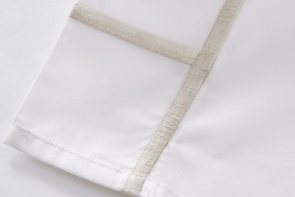 YVES DELORME couture Régates housse de couette duvet cover 260 cm * 240 cm neuf