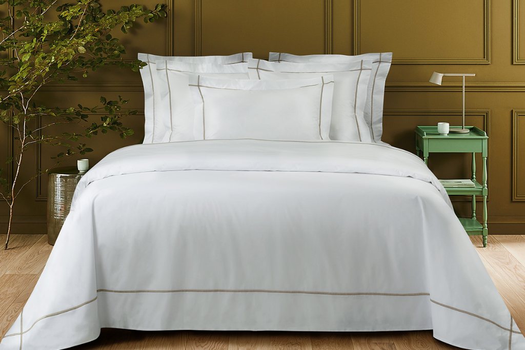 Yves Delorme Athena Pillowcase Standard 50 X 75cm Blanc