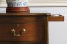 Eclectic Mahogany Wooden Bedside Chest