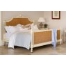 Juliet Painted Caned Bed Buttermilk Blue