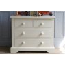 Fargo 2+2 Chest of Drawers Ivory White