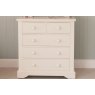 Fargo 3 + 2 Chest of Drawers Ivory White